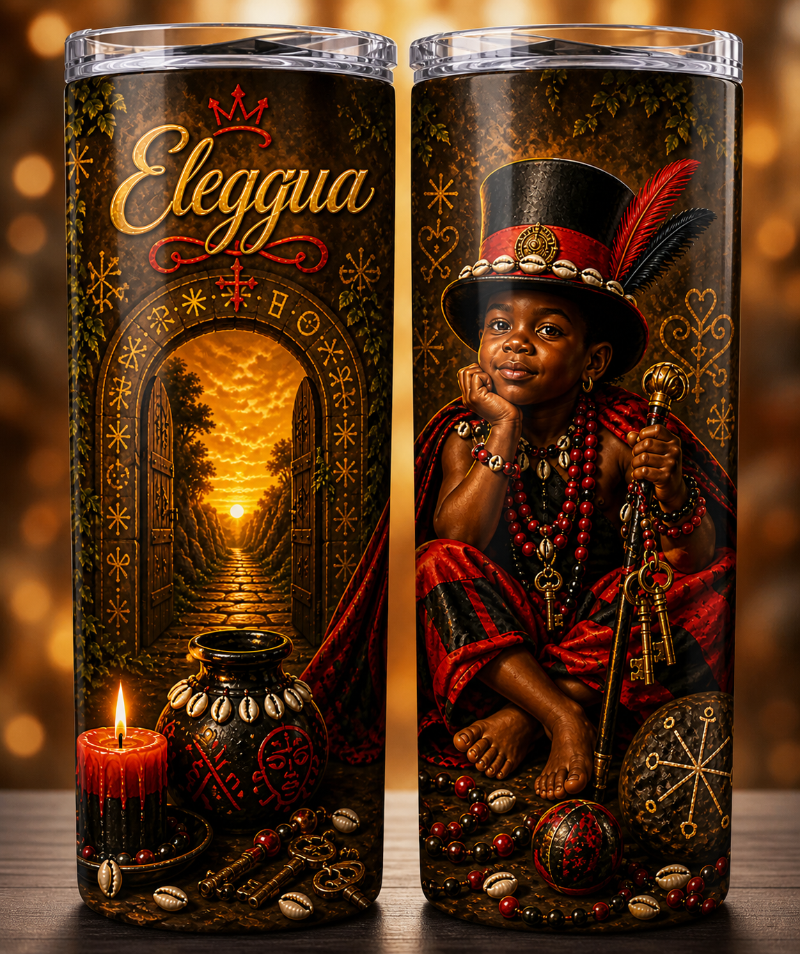 Custom Orishas Tumbler 20 oz