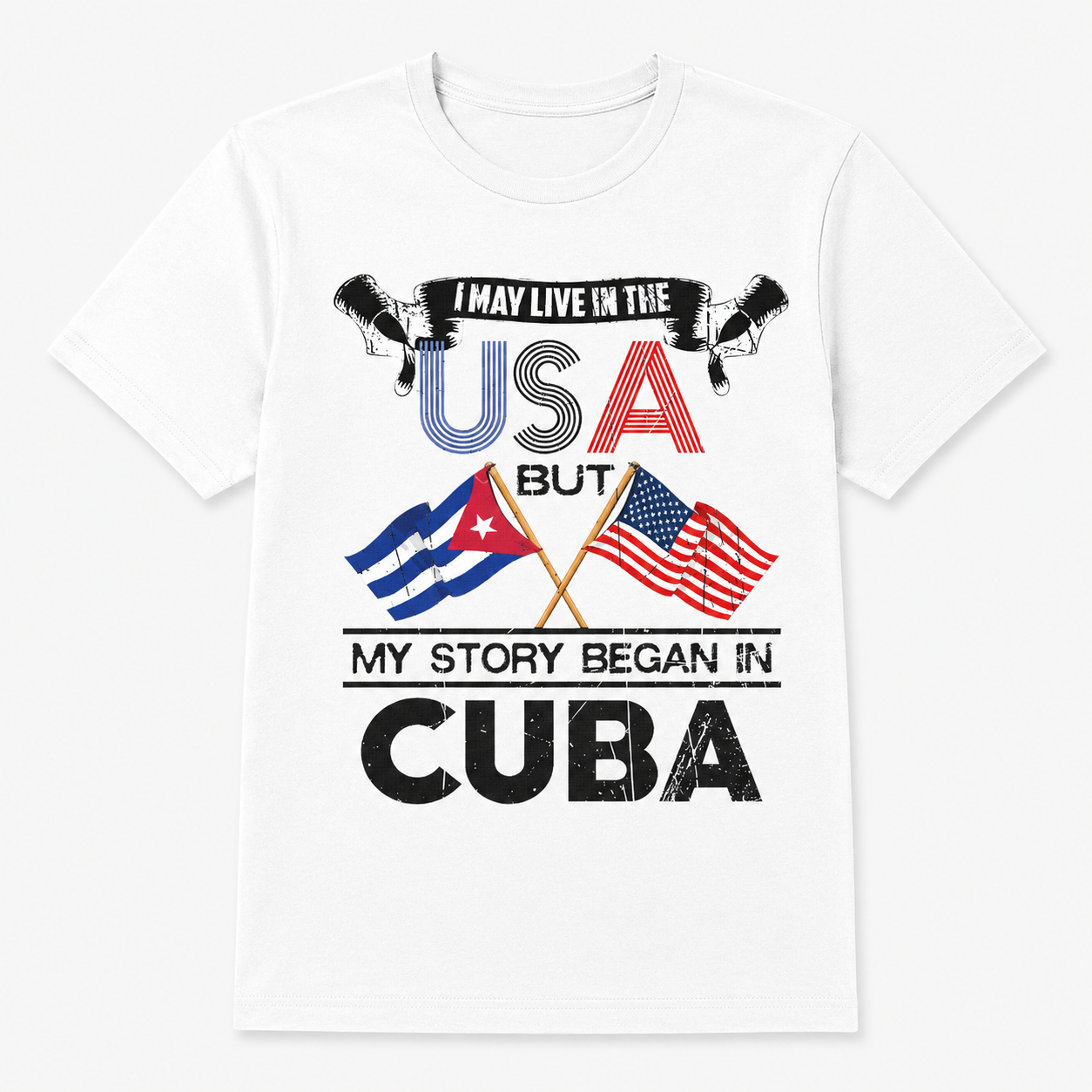 Custom Adults Cuban T-shirts S, M, L, XL