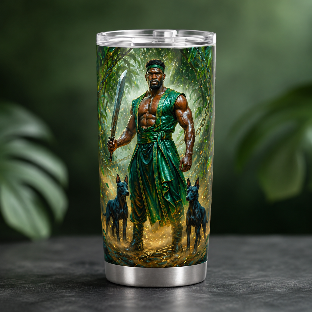 Custom Orishas Tumbler 20 oz