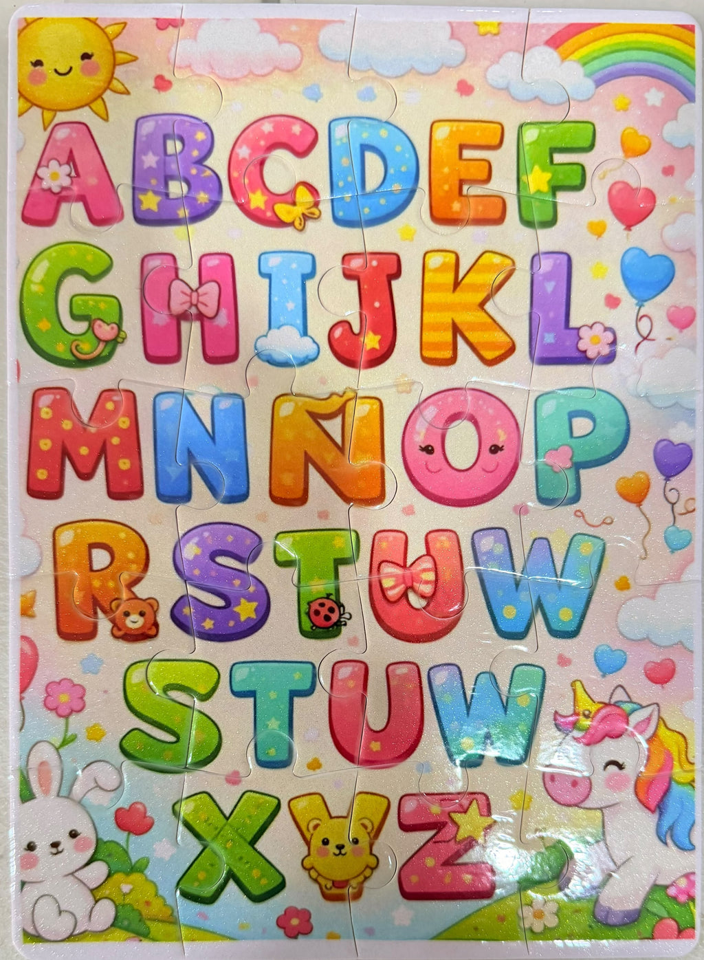 Set of 4 Puzzle for learning for kids 3-6 ages