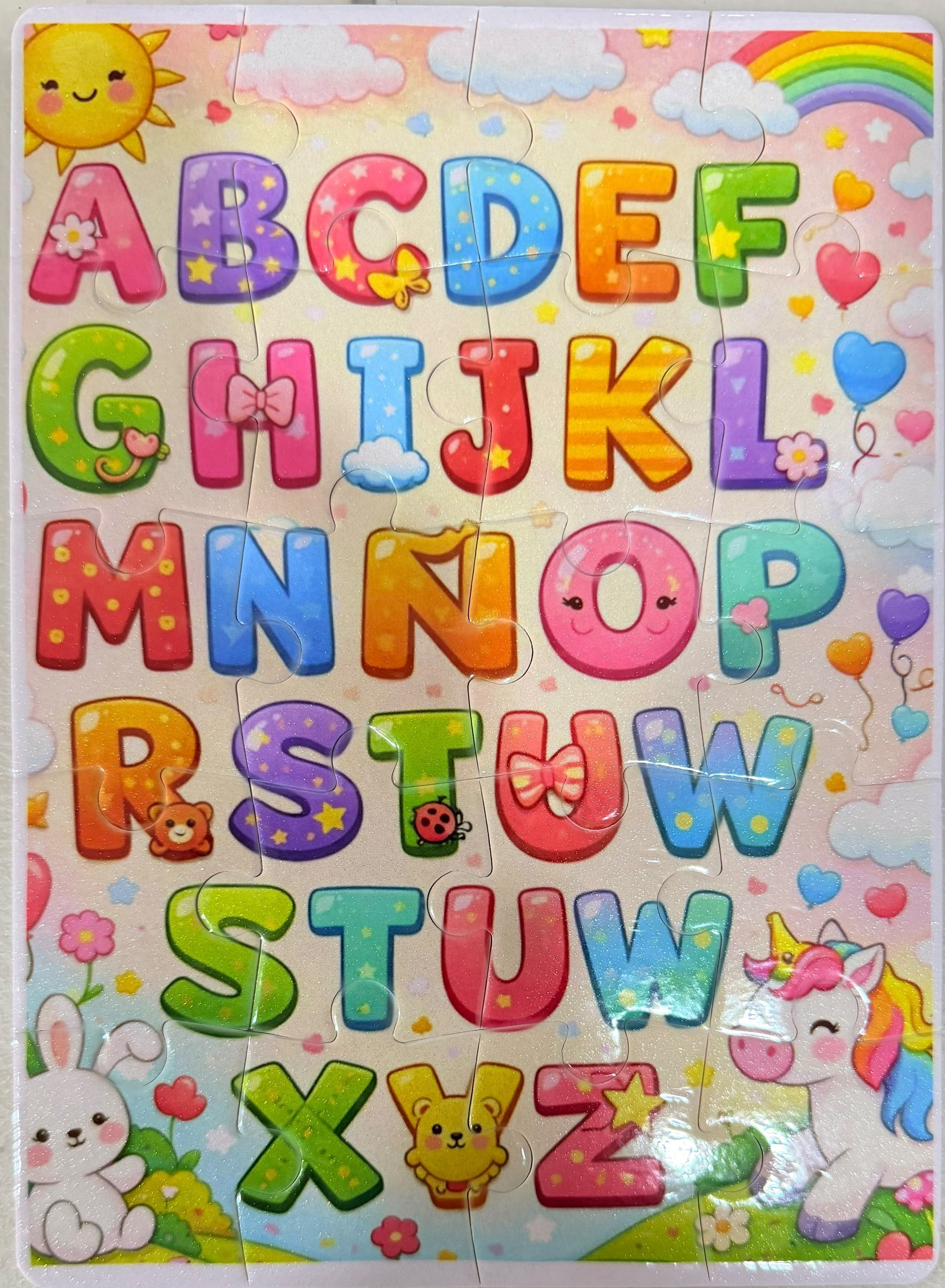 Set of 4 Puzzle for learning for kids 3-6 ages